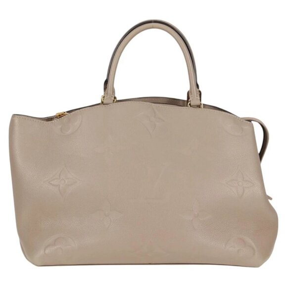 LOUIS VUITTON Monogram Empreinte Grand Palais MM Bag Beige M45833 LV Auth PP672M - Picture 14 of 16
